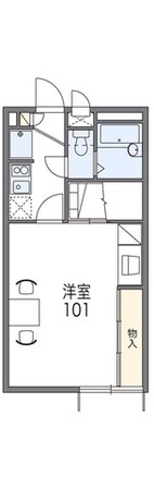 レオパレスジャクリン　15013の物件間取画像